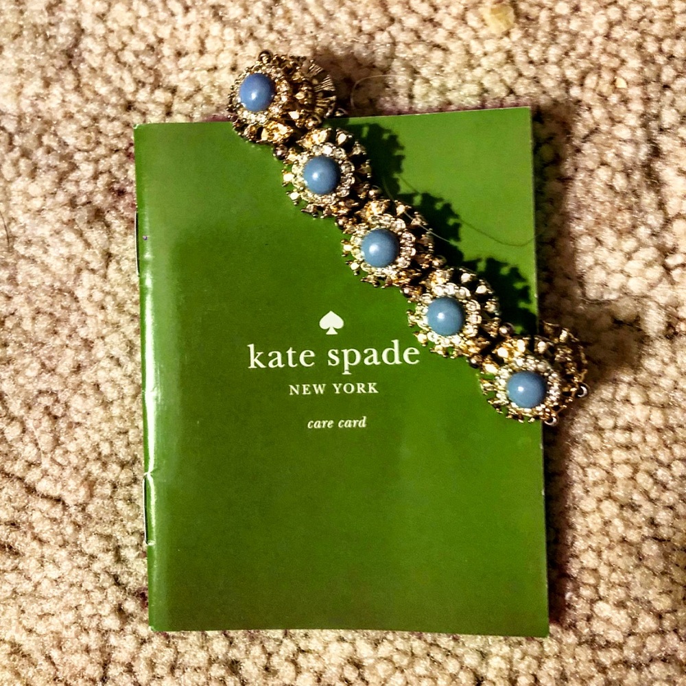 KATE SPADE: Beautiful Blue Gold Bracelet